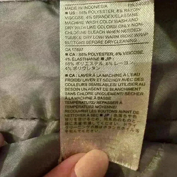 Banana Republic Gray Logan Trousers Size 6 - Picture 5 of 6